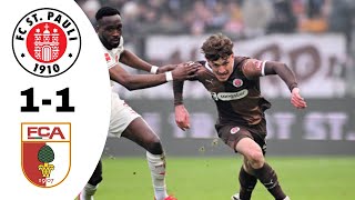 St Pauli 1-1 FC Augsburg Highlights | Bundesliga 2025