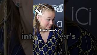 Jojo Siwa can't focus during interview