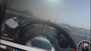 F4 Middle East 2025 | Dubai Race 1 | Wang Huge Crash Flip