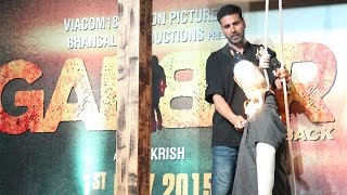 Akshay Kumar And Shruti Haasan At Gabbar Is Back's Grand Trailer Launch