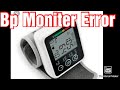 Blood pressure monitor error easy solution