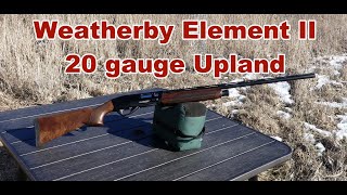 Weatherby Element II Upland 20 Gauge