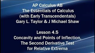 AP Calc AB (E.T.) Lesson 4.5