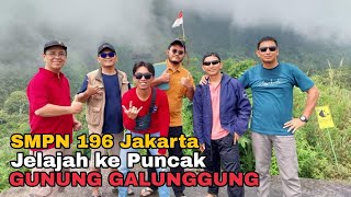 SMPN 196 Jakarta Jelajah ke Puncak Gunung Galunggung - Tasikmalaya