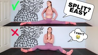 GET YOUR SPLITS IN 5 MIN | EASY SPLITS WORKOUT👍 #splits #gymnastics #homeworkout #stretching