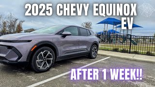 My 2025 Chevy Equinox EV after 1 Week!!