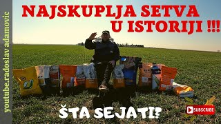 NAJSKUPLJA SETVA U ISTORIJI !!! ŠTA SEJATI? ; THE MOST EXPENSIVE SOWING IN HISTORY !!! WHAT TO SOW ?