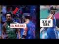 Tanzim ahsan sakib abused Virat Kohli after taking his wicket during ind vs ban |T-20 world cup 2024