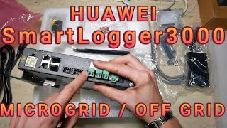 Prezentare HUAWEI SmartLogger3000  - SCENARIU OFFGRID si MICROGRID