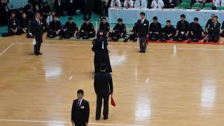 2017 関東学生剣道優勝大会２回戦 国際武道大 vs 拓大 三副大