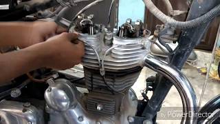 Royal Enfield (Ci)gasket changing process in 5 minutes...!!