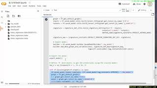 【PYTHON OPENCV】Saving a linear regression model using SavedModelBuilder in TensorFlow