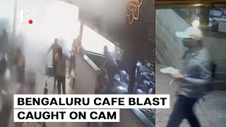 Bengaluru Blast Suspect Seen on CCTV Walking Away from Cafe after Planting Bag