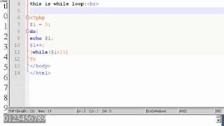 php tutorial in Tamil part - 13 do while loop