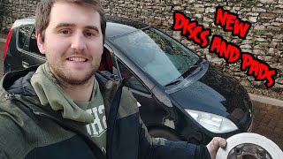 How to change the front Brake discs and pads on a 1.1 Mitsubishi Colt