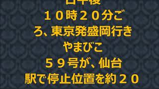 東北新幹線運転士居眠り