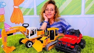 Kinder Videos mit Nicole. Wir spielen mit Spielzeugautos.