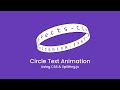 Circle Text Animation using CSS & Splitting.js | CSS Text Effects