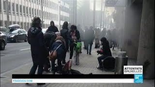 Attentats à Bruxelles : retour en images sur l'explosion à la station de métro Maelbeek