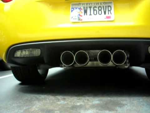 C6 Corvette B&B Bullet Exhaust System - YouTube