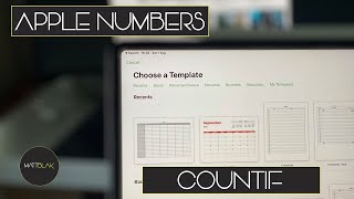 Apple Numbers Tutorial | Functions COUNTIF