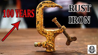 100 YEARS OLD Rusty Record G Clamp Restoration | Vintage Tools Restoration