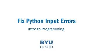 How to Fix Python Input Errors: Converting Strings to Int and Float