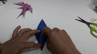 How to make Origami Bird swallow