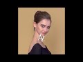 az alexandre zouari 2021fw hair tutorial video_side comb／alexandre zouari 三排水晶7齒長髮叉