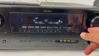 DENON AVR 887 100W Digital Home Theater Surround Sound AM/FM Controller