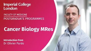 MRes in Cancer Biology at Imperial College London – Introduced by Dr Olivier Pardo