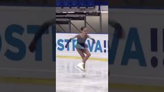 Mia Kalin landed two 4T’s at the JGP🔥 Subscribe for more!!! #shorts