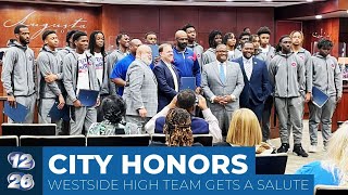 Augusta city leaders honor Westside champions