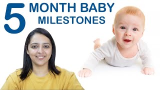 5 Month Baby Milestones | Development Milestones | 5 महीने में शिशु विकास