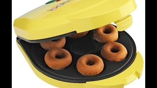 Review: Babycakes DN-6 Mini Doughnut Maker, Yellow, 6 Donut