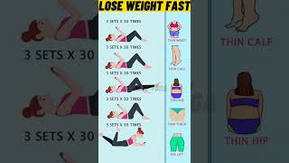 Lose Weight Fast with Easy Exercises #shorts #loseweightfast #easyyoga