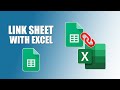 How to link google sheet with excel document