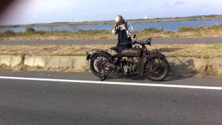 Unrestored 1927 Indian Scout in Japan