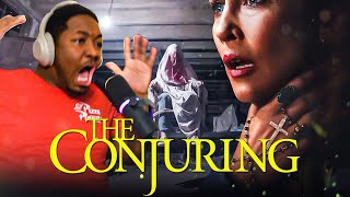 First Time Watching *THE CONJURING* I Could BARELY Watch It!