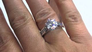 Round CZ 1.75CT Engagement ring -5675E