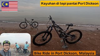 Kayuhan di pantai Port Dickson #mtbmalaysia #mtb #basikal #bicycle #portdickson #yt #youngtalent