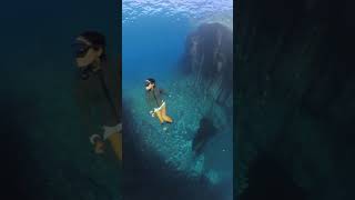 Did you know there are AMAZING freediving spots on Madeira Island in Portugal? #madeira #freediving