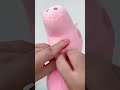 小猪佩奇脖子缝合教程 玩偶缝合 缝补 diy toys 手缝针 藏针法 玩偶缝合