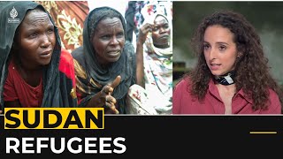 UN says more than 100k Sudanese refugees have fled to neighbouring Chad since the conflict started