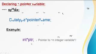 Pointers in c programming | Declaration and Initialization | (KISWAHILI)