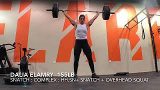 Best lift 2019 SNATCH with Dalia el Amry