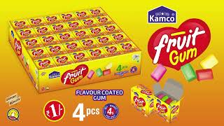 Kamco Fruit Gum Fruit flavour Chewing gum Tray Box