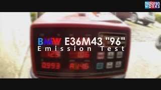 BMW E36M43 Emission test | CO setting | AFM setting