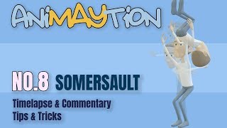 aniMAYtion19 | no 8 | Somersault | Blender 2.8