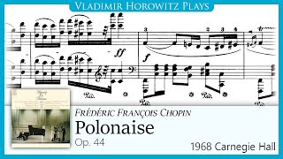 Chopin: Polonaise No. 5, Op. 44 [Horowitz 1968]